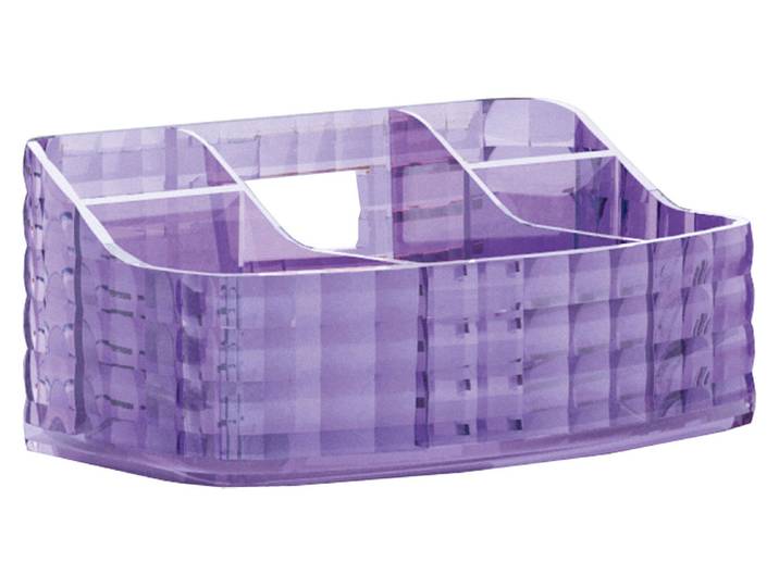 DiAqua Schminkablage Glady Lila 10.5 × 7.5 × 18.5 cm