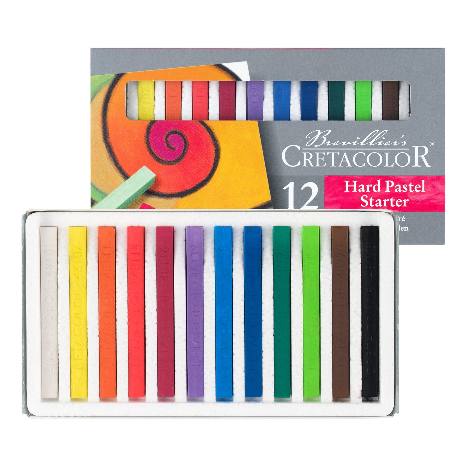 Brevillier's CRETACOLOR Pastellcarré Pastellkreide Mehrfarbig 480 20