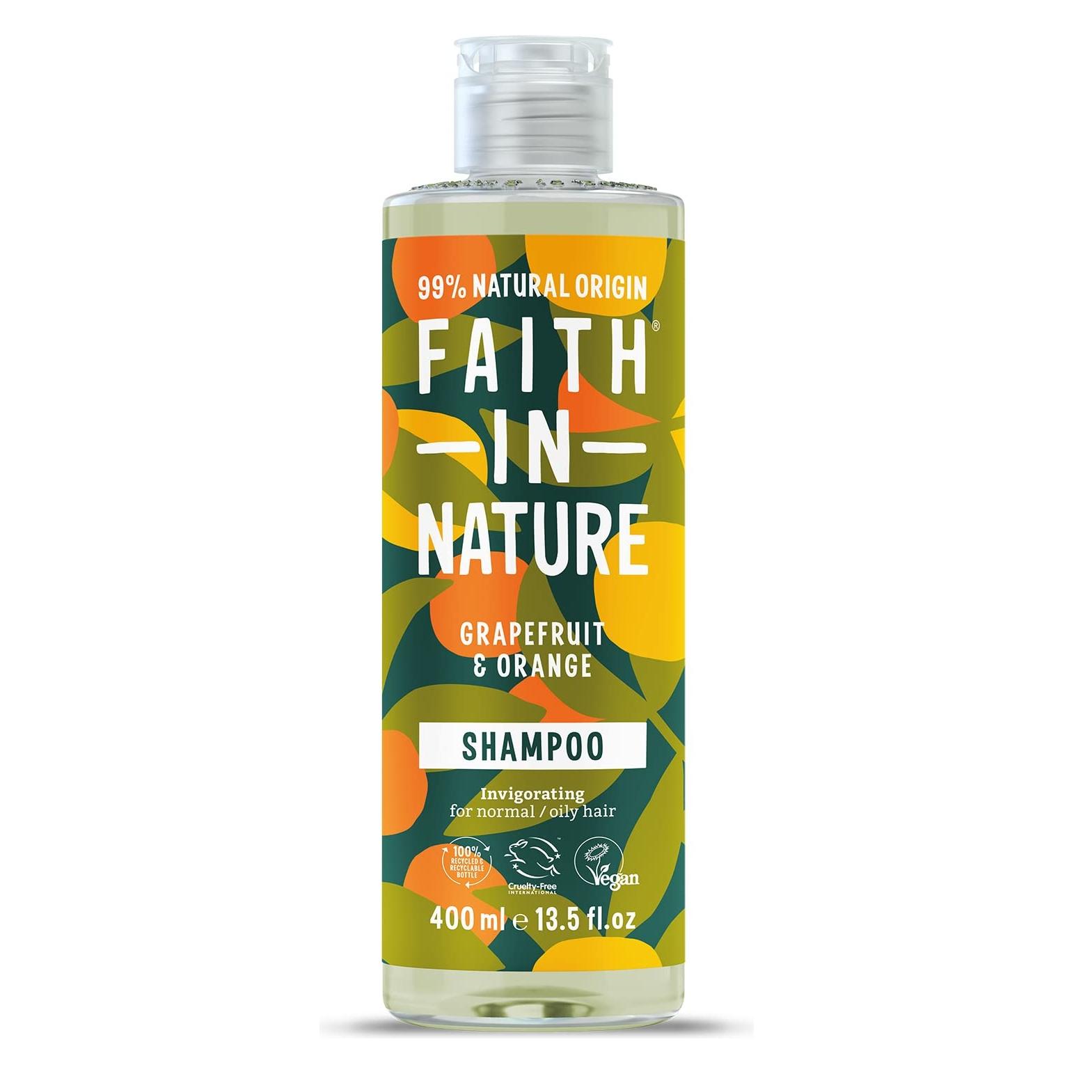 Faith In Nature Natural Grapefruit & Orange Shampoo Purifying for Oily Hair (Läuse Shampoo, 400 ml) (55049525)