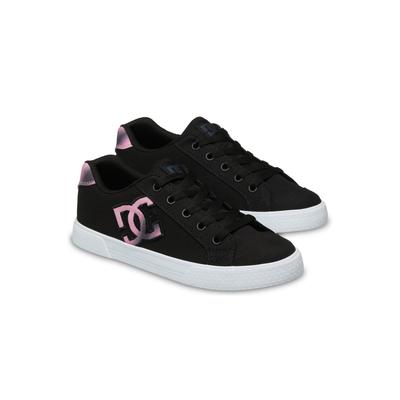 Sneaker DC SHOES "Chelsea", Damen, Gr. 6,5(37,5), schwarz (pink dream), Obermaterial: Textil / Futter: Textil / Außensohle: Gummi., Schuhe Sneaker