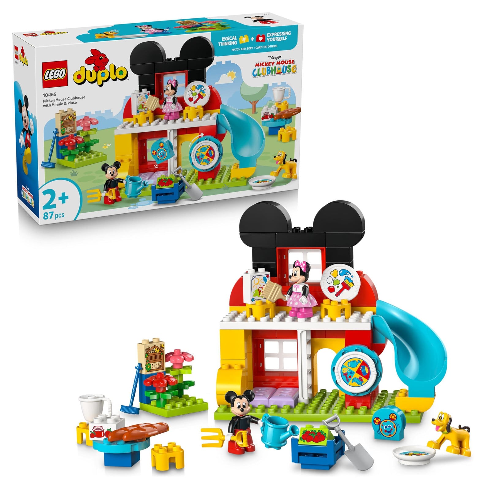 LEGO DUPLO 10465 Mickey Mouse Club met Minnie en Pluto, 87 stuks