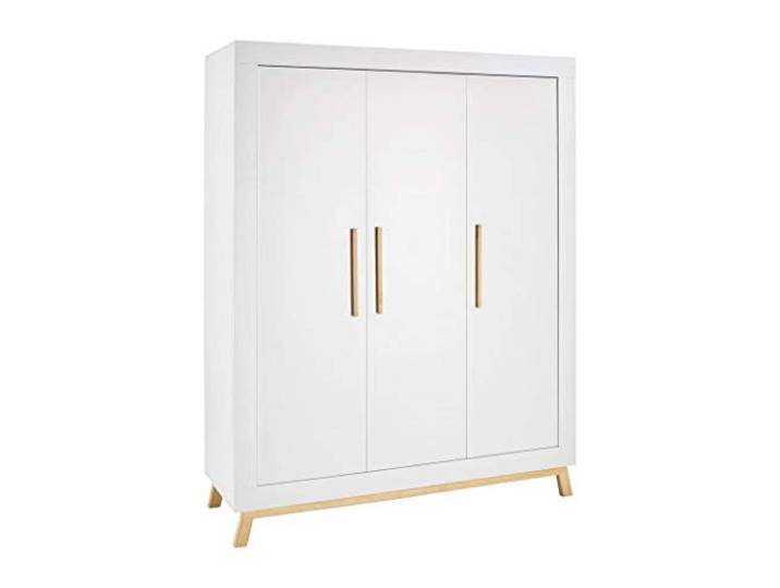 Schardt Kleiderschrank Miami White Schrank 3-türig weiß geölt