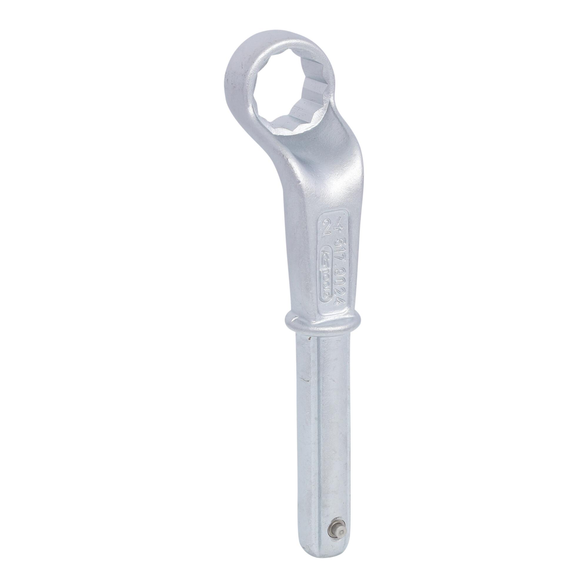 KS Tools CLASSIC Zugringschlüssel, gekröpft, 24mm (517.9024)