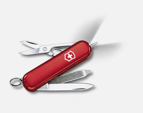 Victorinox V-0.62 26 0.6226 Schweizer Taschenmesser mit LED-Licht Anzahl Funktionen 7 Rot