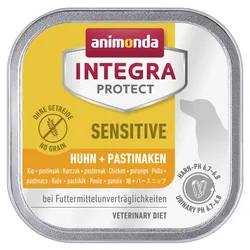 animonda Integra Protect Sensitive 150g Schale Hundenassfutter 11 x 150 Gramm Huhn + Pastinaken