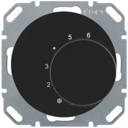 Berker Temperaturregler, Thermostat, Schwarz