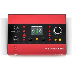 Focusrite RedNet X2P, Audio Interface, Rot
