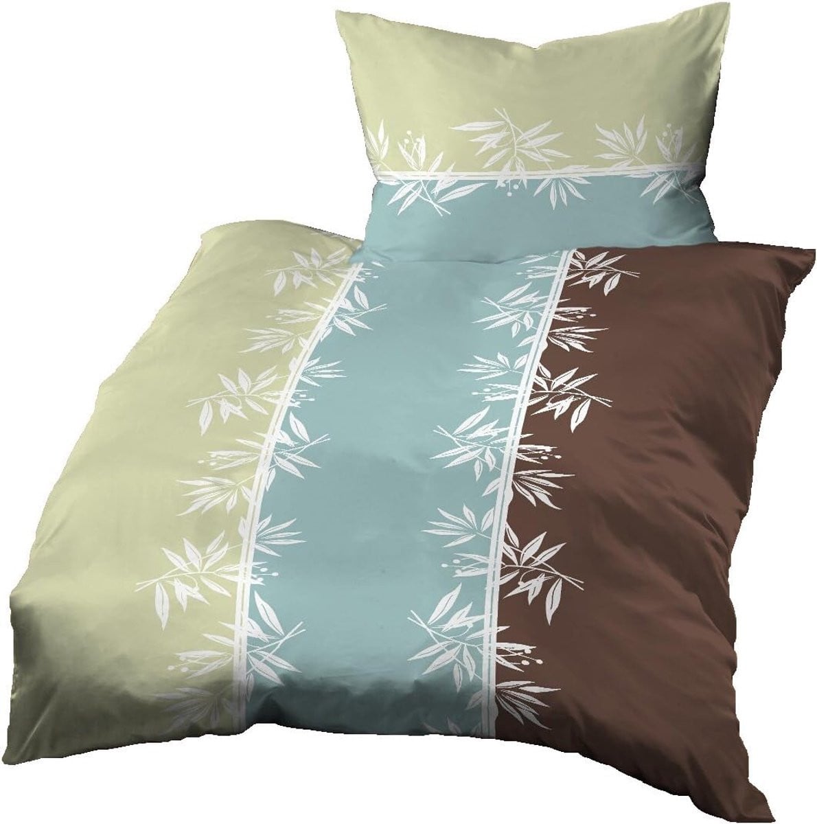 ShopVlot Microfiber Seersucker Beddengoed Bloemig Gestreept 140x200 cm
