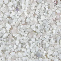 Terralith Edelsteinteppich Rosenquarz / Bianco 1 qm -innen-