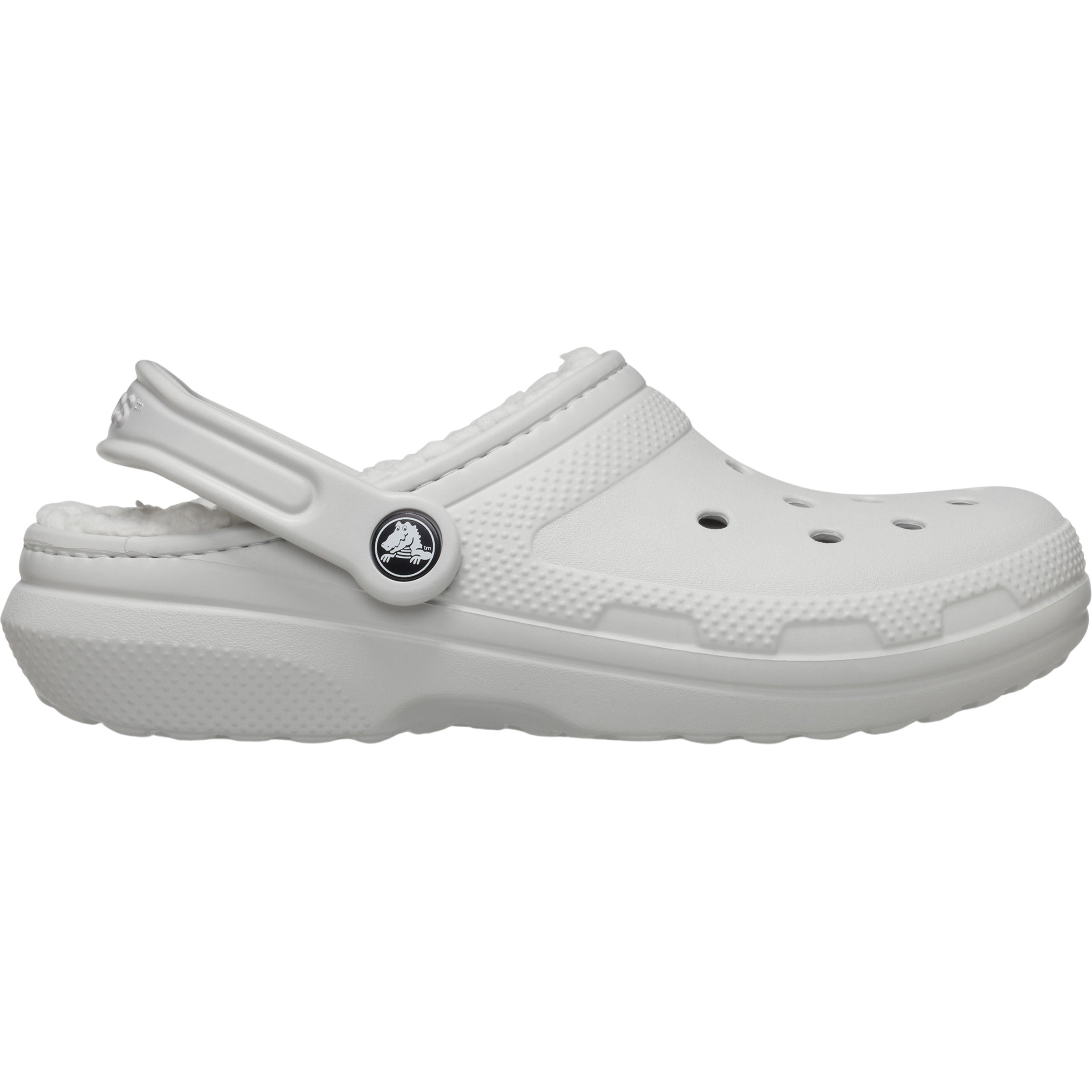 Crocs Classic Lined Clog Sandale Sandalen grau Größe 41 Lifestyle