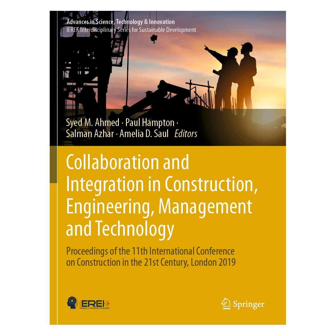 Springer Collaboration and Integration in Construction, Engineering, Management and Technology (Englisch, Softcover, Amelia D. Saul, Paul Hampton, Salman Azhar, Syed M. Ahmed) (56222138)