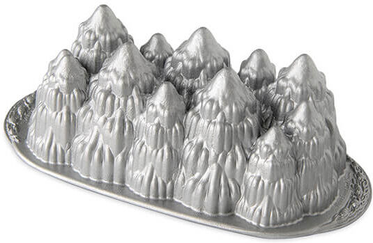 Nordic Ware Silver Alpine Forest Loaf Pan