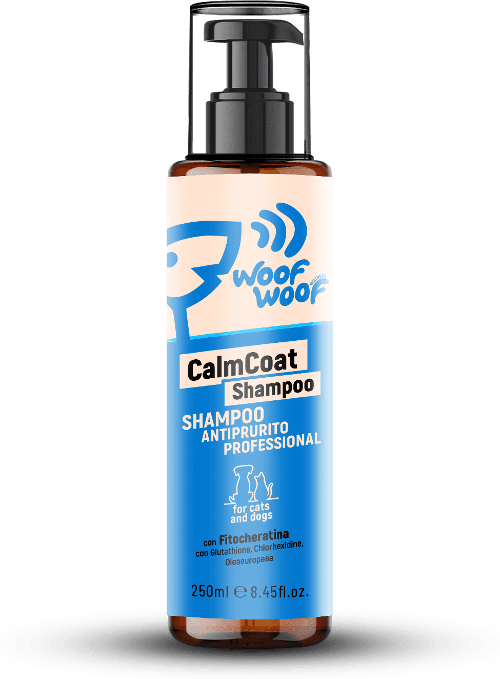 Woof Woof Calmcoat Shampoo Cane e Gatto 250ML