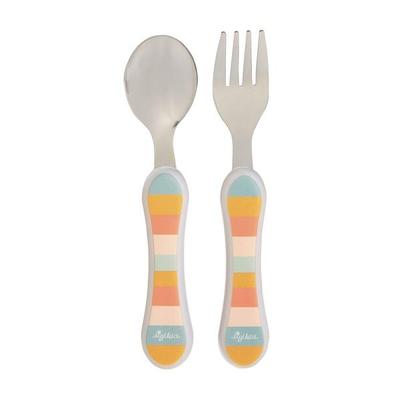 sigikid 25362 - Besteck-Set 3 Freunde Yellow