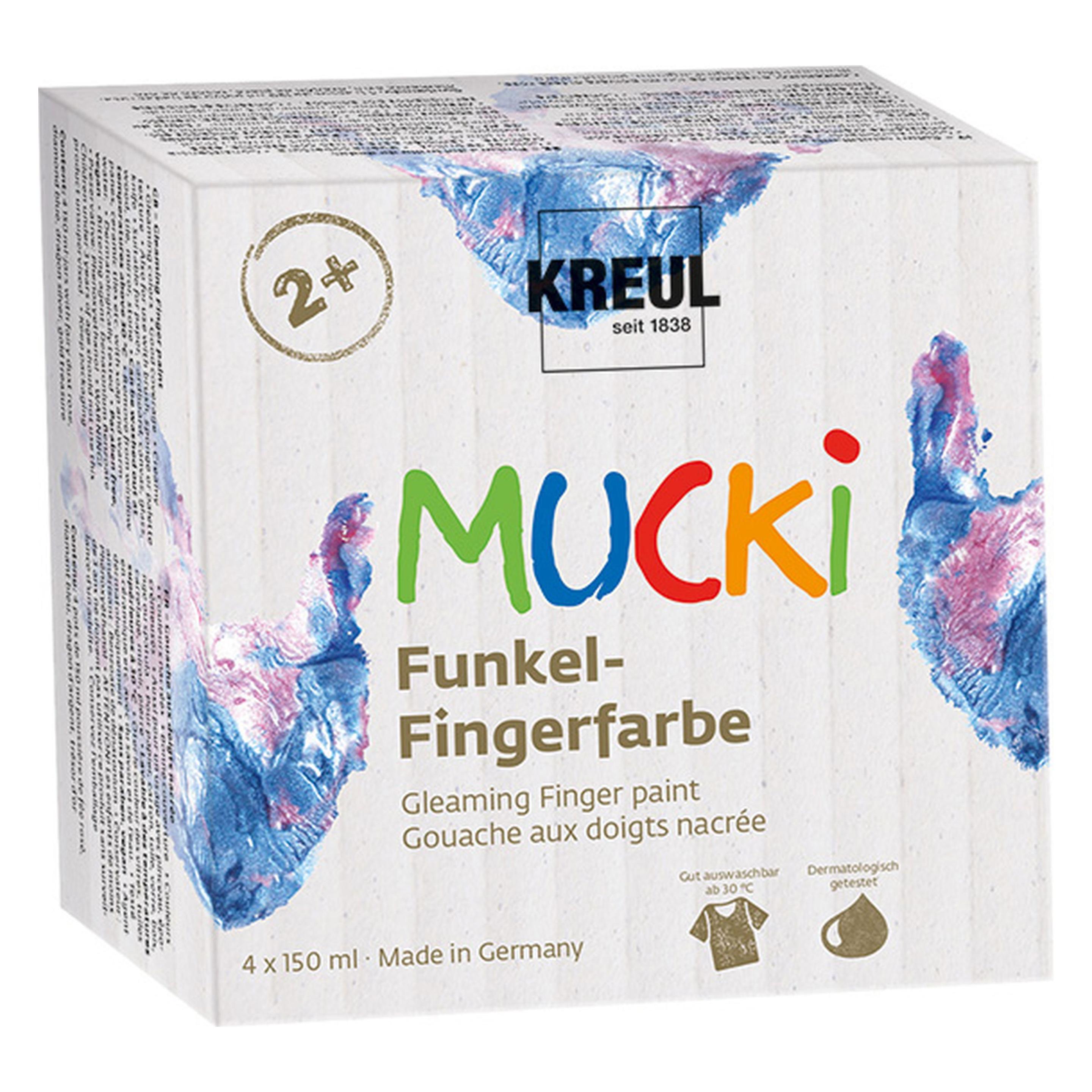 Kreul MUCKI Funkel Fingerfarben (600 ml) (2318)