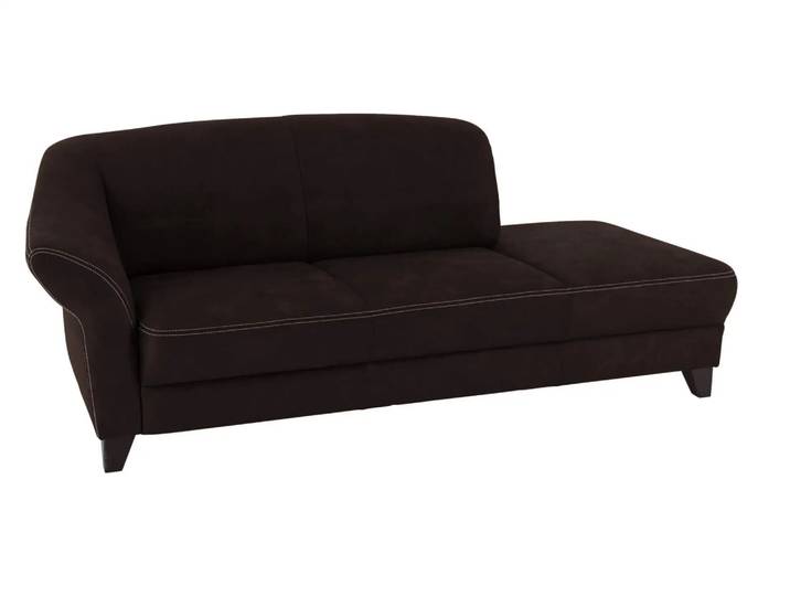 Liegesofa Klosters Basic Ponsel / Farbe: Anthrazit / Material: Leder Basic