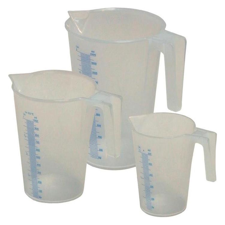 Mato (Verlag) Messbecherset 1 / 2 / 5 l 3-teilig PP (3330088)