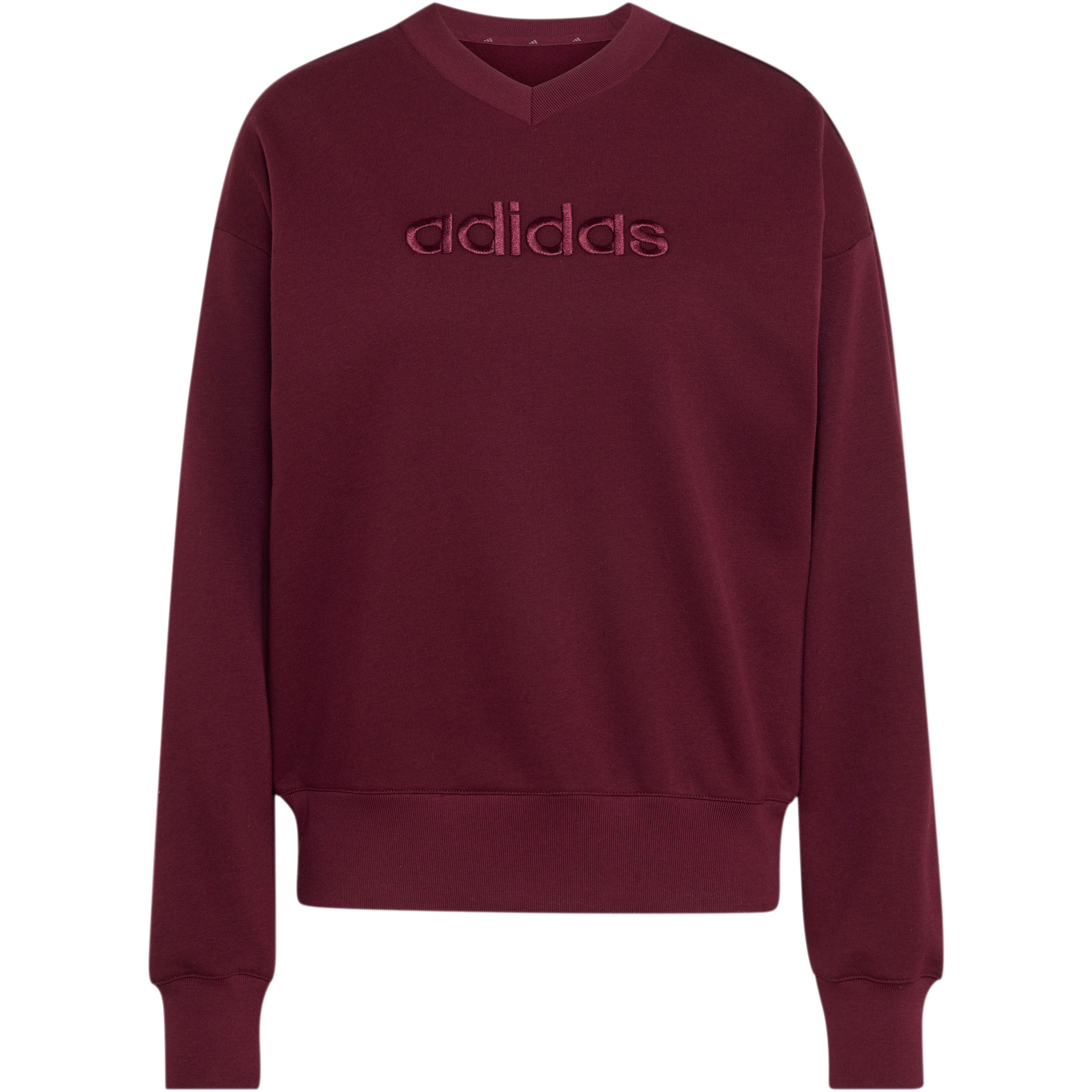 adidas Seasonal Essentials Satin Damen Pullover rot Größe S Lifestyle Widerstandsfähig