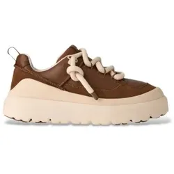UGG für Herren. 1170910 Braune Heritage Utility Sneaker aus Leder (43), Wohnung, Schnürsenkel, Lässig