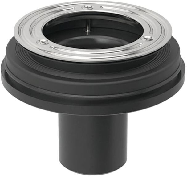 Geberit d90 Duschwannenablauf 150592001 für stockwerksdurchdringende Montage, ohne Geruchsverschluss, DN 50, Ø 50 mm