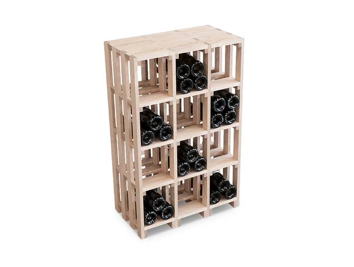 CaveauStar Oecoplan Weinregal CS-Medio-02 57 × 32 × 91 cm 36–48 Flaschen
