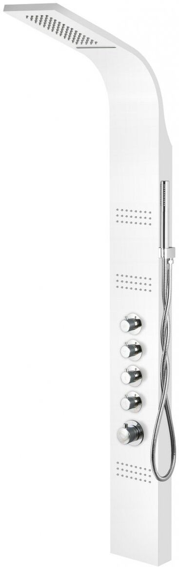 Corsan Led Kaskada panel natryskowy z mieszaczem biały A-013AMBIAŁY