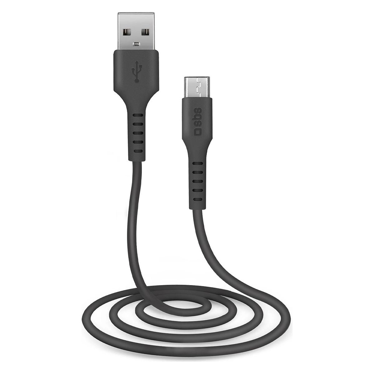 SBS Datenkabel USB 2.0 - Micro-USB (1 m, USB 2.0) (LTHL200)