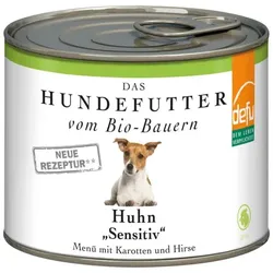 defu Nassfutter Hund Huhn Sensitiv bio 200g