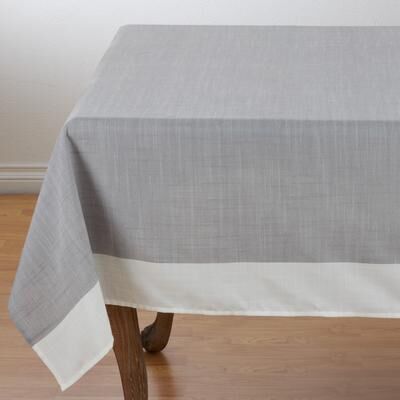 Saro Lifestyle Poly Tablecloth With Banded Border