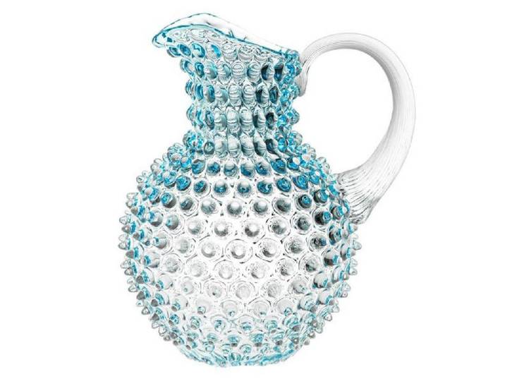 KLIMCHI Karaffe Studio Karaffe Hobnail Underlay Azure Blau