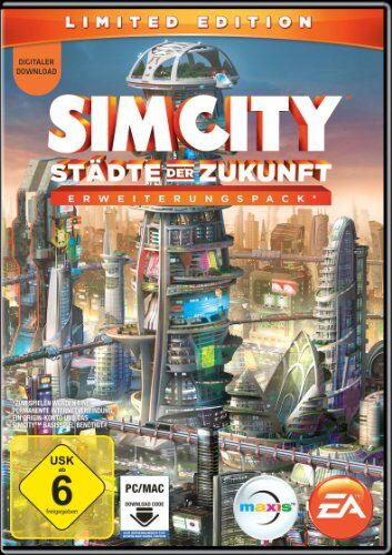 Electronic Arts - SimCity: Städte der Zukunft - Limited Edition (Add-On) [Download-Code, kein Datenträger enthalten] - Preis vom 19.10.2026 19:33:35 h