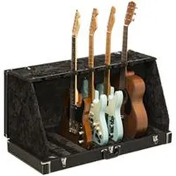 Fender Classic Case Stand, Black, 7 gtr (Gitarre), Instrumentenständer + Halter, Schwarz