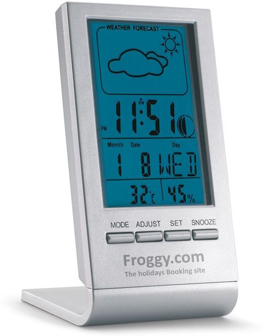 Station météo personnalisable t Argent