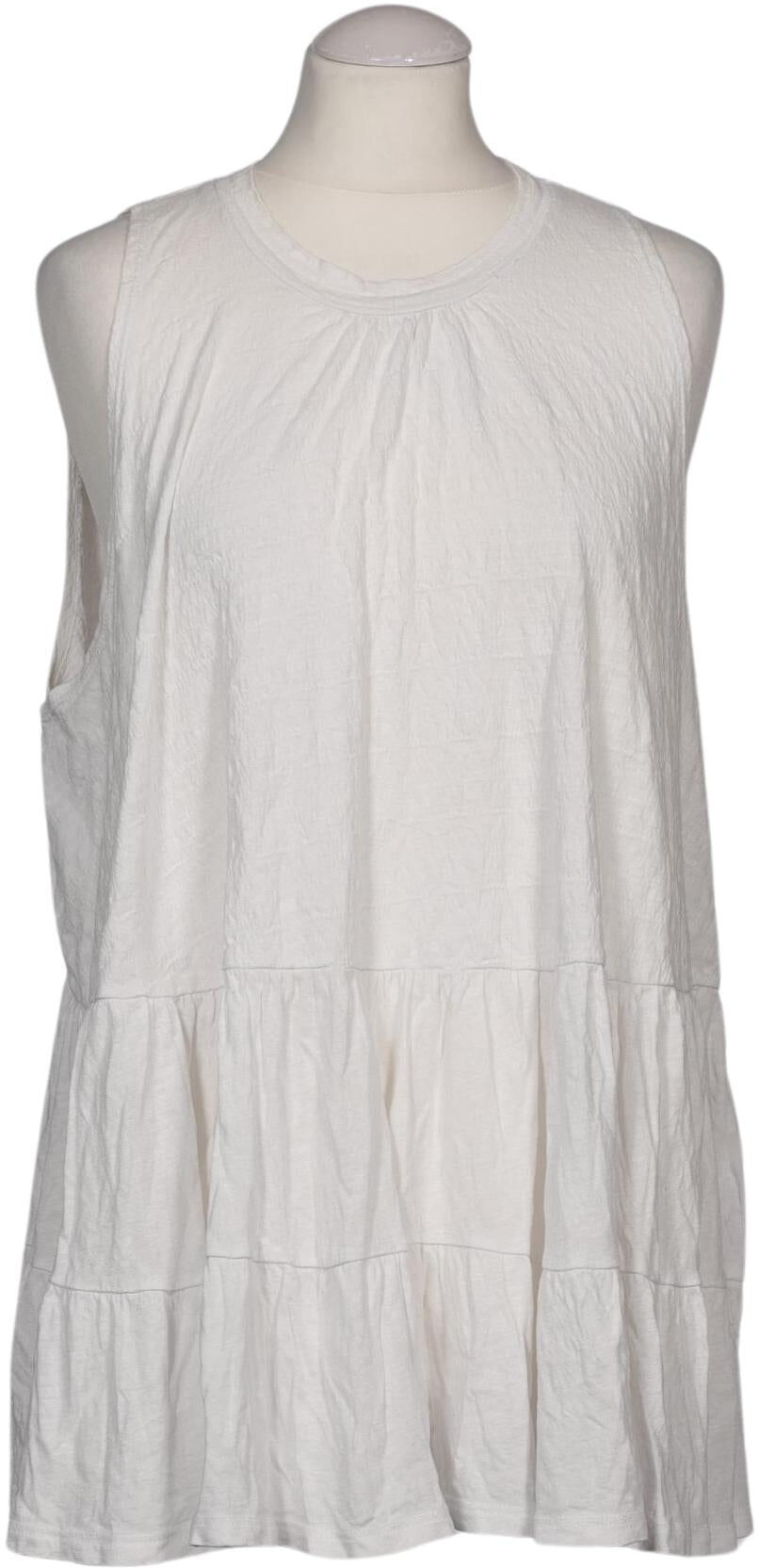 Free People Damen Bluse, Weiß, Gr. S, Baumwolle / Synthetik / Elasthan / Viskose / Leinen - Second Hand