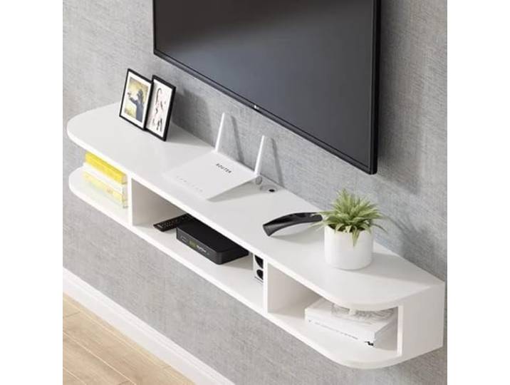 tv schrank Moderner schwebender TV-Ständer, wandmontierte Medienkonsole Mit Aufbewahrungs-TV-Schränken for Schlafzimmer und Wohnzimmer