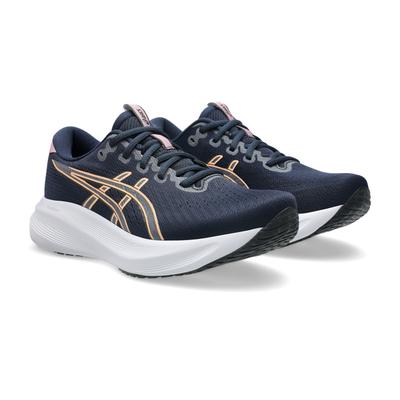 Laufschuh ASICS "GEL-EXCITE 11", Damen, Gr. 39,5, blau (midnight, taro lila), Synthetik, Schuhe Laufschuh
