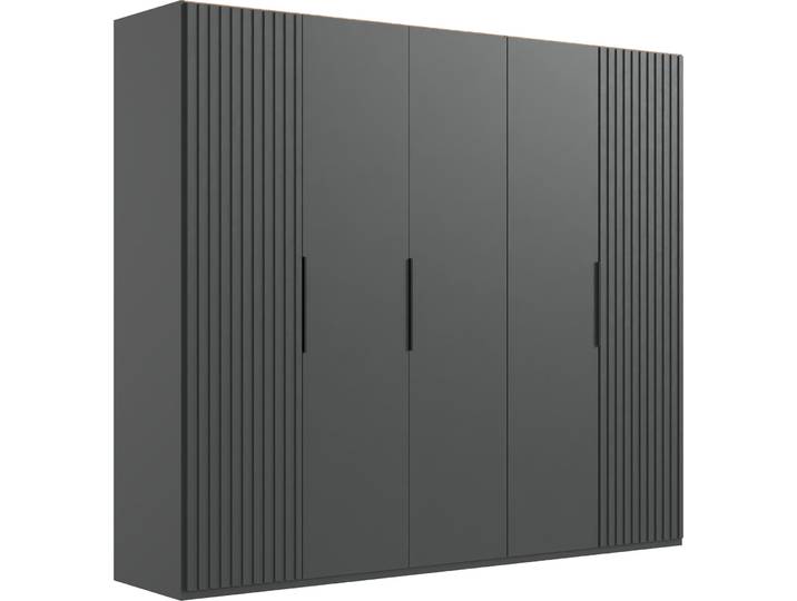 Kleiderschrank Asin graphite Holzwerkstoff B 250 cm