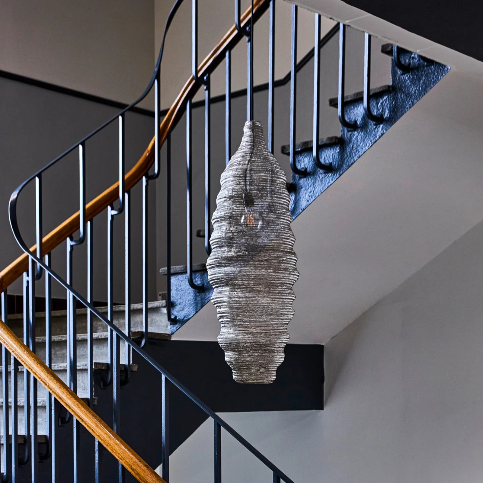 House Doctor Mesh hanglamp zilver metaal Ø 30 cm