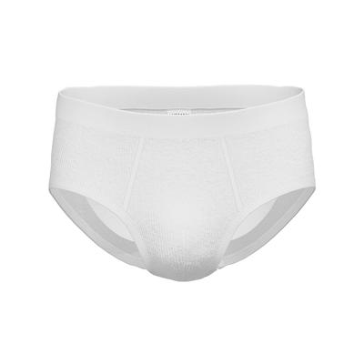 Slip AMMANN "3er Pack Slip mit Eingriff Day Classic", Herren, Gr. 8, weiß, Obermaterial: 100% Baumwolle CO., Unterhosen Slip