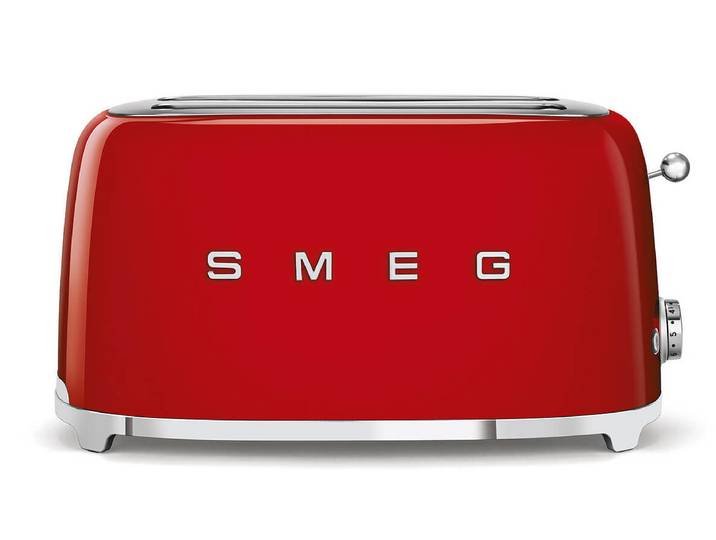 SMEG 50 s Retro Style Langschlitztoaster 2 Scheiben rot'