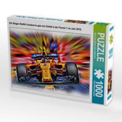 CALVENDO Puzzle Der Belgier Stoffel Vandoorne gab sein Debüt in der Formel 1 im Jahr 2016. | 1000 Teile Lege-Größe 64x48cm Foto-Puzzle für glückliche