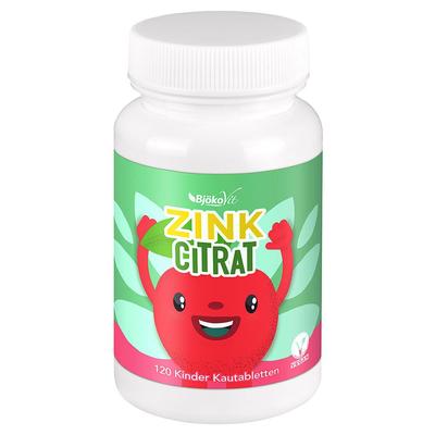 Zinkcitrat Kinder Kautabletten vegan 120 St