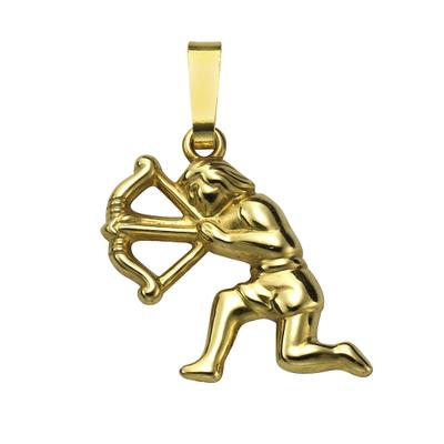Kettenanhänger VIVANCE "585/- Gelbgold glanz", gelb, Schmuckanhänger, Damen, one-size, Gold, 0,7 g, Kettenanhänger