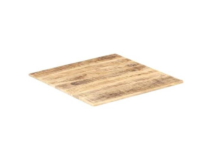 GFDWPUY Massivholz Tischplatte Mango 80x80 cm 15-16 mm Dicke, Rustikaler Industriestil, Für Esszimmer, Restaurant, Cafe, Hotel