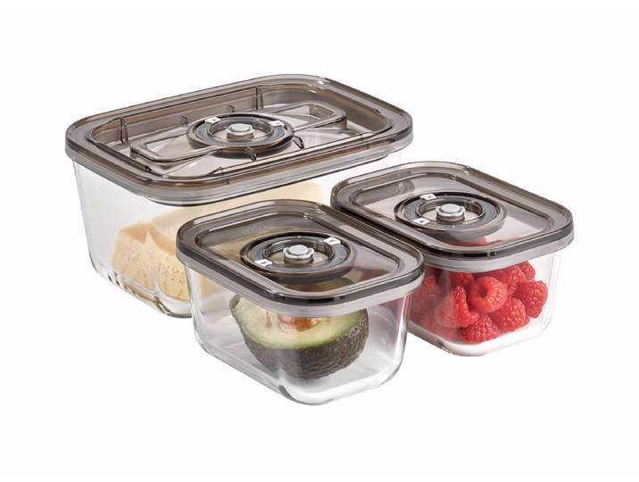Caso VacuBoxx Eco-Set Vakuumierbehälter-Set – Vakuumiergerät Zubehör