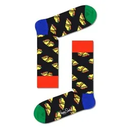 Happy Socks Love Sandwich Sock Blau Muster Baumwolle Gr 36/40