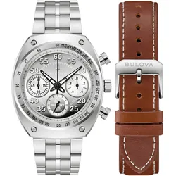 Bulova SHELBY Racer Chronograph Limited Edition Edelstahl Herrenuhr 96K118