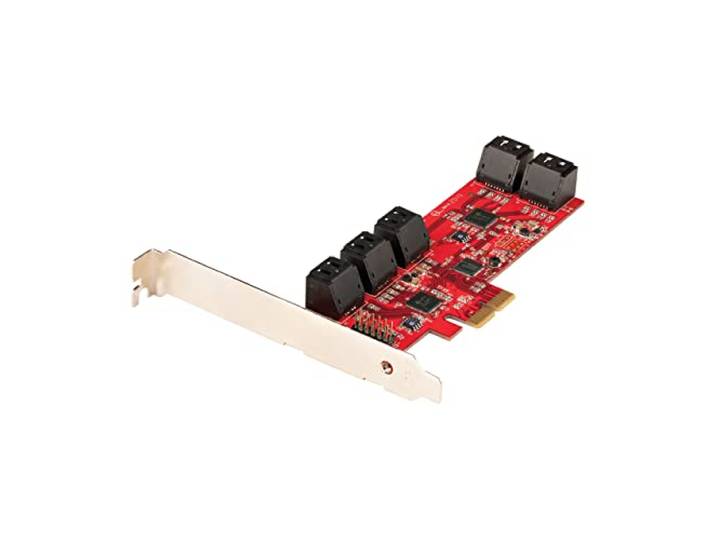 StarTech 10-Port PCIe SATA Kaart, 6Gbps, NCQ (10P6G-PCIE-SATA-CARD)