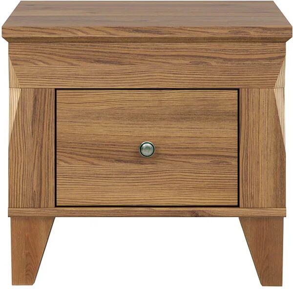 garneroarredamenti Comodino 50x45h cm rovere scuro Lucca