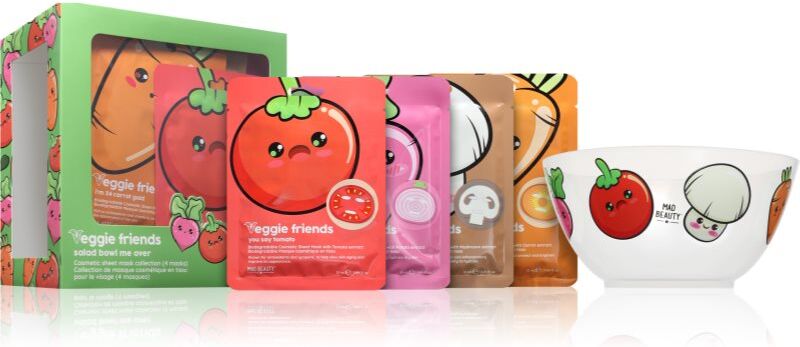 Mad Beauty Veggie Friends sheet mask set